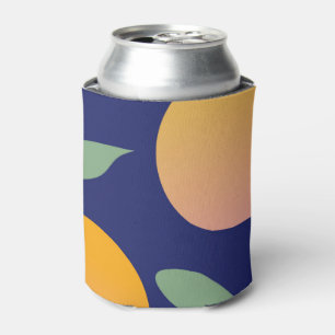 Enfriador De Latas Fruta naranja azul orgánica audaz