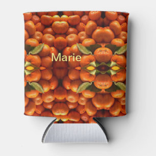 Enfriador De Latas fruta simple naranja añadir nombre personalizado m