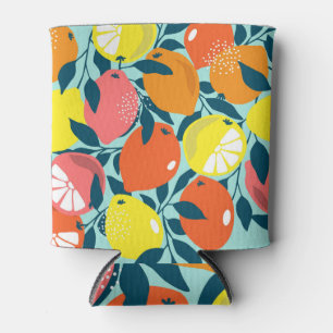Enfriador De Latas Fruta tropical: Diseño de patrones textiles