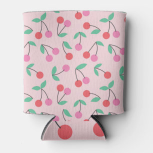 Enfriador De Latas Frutos de cerezo: diseño sin costura.