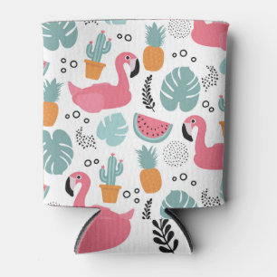 Enfriador De Latas Frutos tropicales: patrón de repetición.
