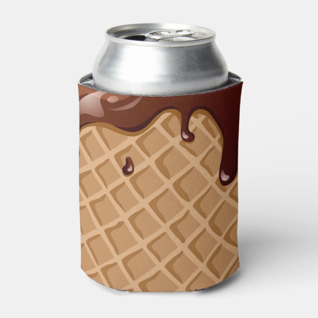 Enfriador De Latas Fudge Waffle Cone (Lata Anverso)