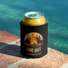 Enfriador De Latas Fuego de campamento Charlevoix Michigan