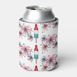 Enfriador De Latas Fuegos artificiales del Patriotic Rocket Pop Popsi