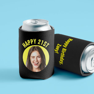 Enfriador De Latas Fun 21 PERSONALIZADO de cumpleaños foto