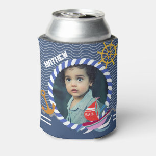 Enfriador De Latas Fun Bots Photo Blue