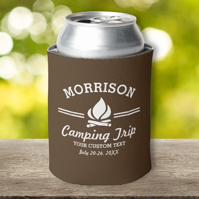 Enfriador De Latas Fun Retro Personalizado camping paseo en fogata (Subido por el creador)