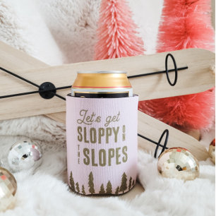 Enfriador De Latas Fun Winter Ski Snowboard Bachelorette Party