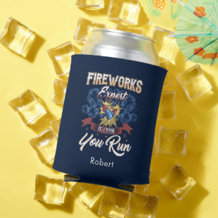 Enfriador De Latas Funciona un experto en fuegos artificiales si ejec