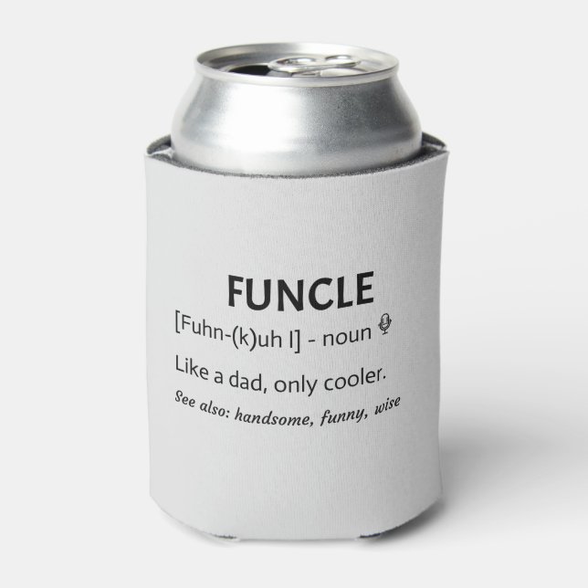 Enfriador De Latas FUNCLE Uncle Gift (Lata Anverso)