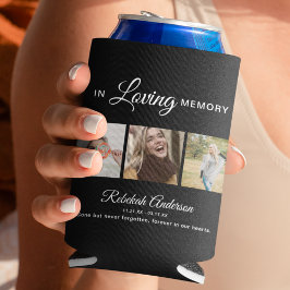 Enfriador De Latas Funeral moderno de 3 Collages de fotos