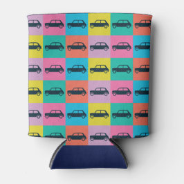 Enfriador De Latas Funky Fun Checkerboard Mini Cooper