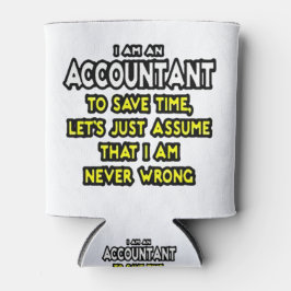 Enfriador De Latas Funny Accountant Gift Ideas Can Cooler