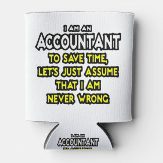 Enfriador De Latas Funny Accountant Gift Ideas Can Cooler