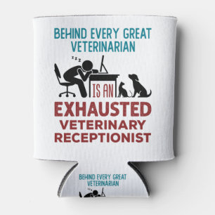 Enfriador De Latas Funny Agotador Veterinario