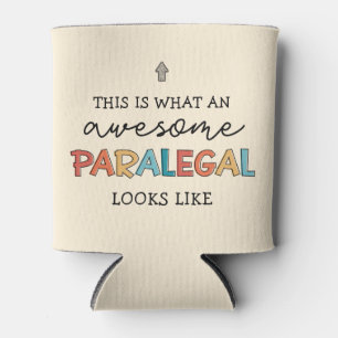 Enfriador De Latas Funny Asistente Legal Paralegal Asombroso