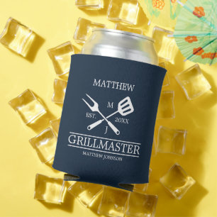 Enfriador De Latas Funny BBQ Grill Master Barbacoa Personalizada Mejo