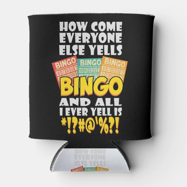 Enfriador De Latas Funny Bingo Player Gift (Anverso)