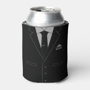 Enfriador De Latas Funny Business Black Suit Boss Refrigerador de beb