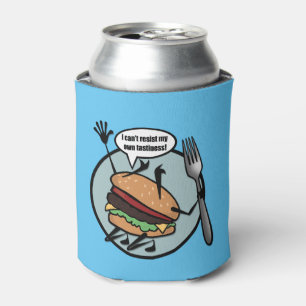 ENFRIADOR DE LATAS FUNNY CHEESEBURGER REFRIGERADOR DE BEBIDAS