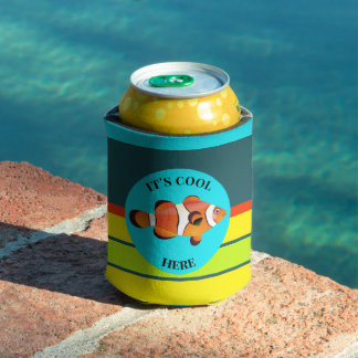 Enfriador De Latas Funny Colorful Cute Fish Refrigerador de bebidas