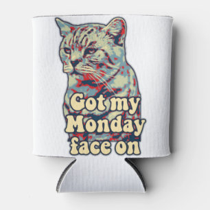 Enfriador De Latas Funny cute cat meme for cat lovers & kitty owners