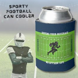 Enfriador De Latas Funny Football Party Favor Beverage Can Cooler
