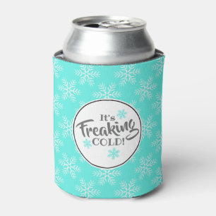 Enfriador De Latas Funny Freaking Cold Winter Fiesta