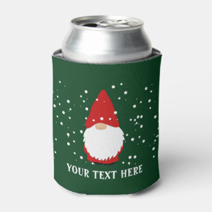 Enfriador De Latas Funny gnome personalizado personalizados Navidades