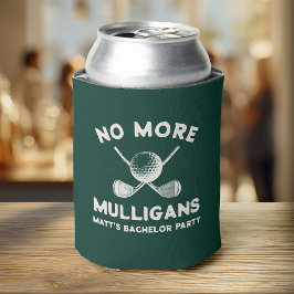 Enfriador De Latas Funny Golf Bachelor Party No More Mulligans Name