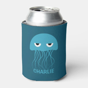 Enfriador De Latas Funny Jellyfish personalizado refrigerador de bebi