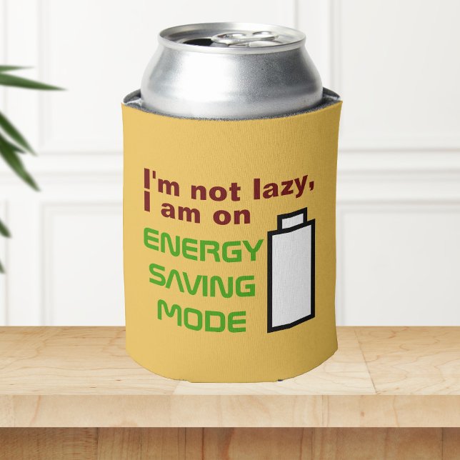 Enfriador De Latas Funny Lazy Geeky (Subido por el creador)