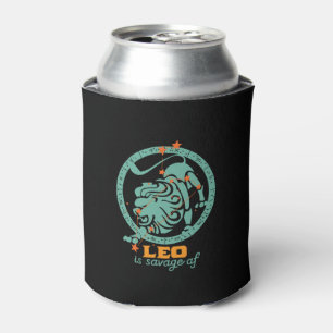 Enfriador De Latas Funny Leo Zodiac Star Sign Astrología Cumpleaños