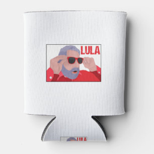 Enfriador De Latas Funny Lula Meme with Sunglasses