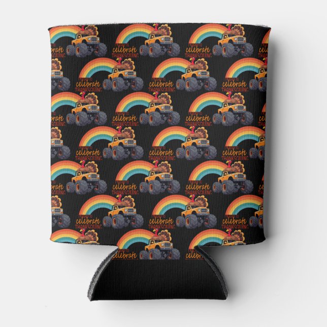 Enfriador De Latas Funny Monstruo Turco Refrigerador de bebidas de Ac (Anverso)