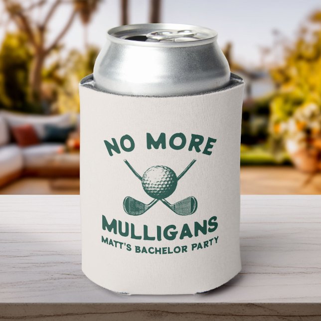 Enfriador De Latas Funny “No More Mulligans” Golf Bachelor Party  (Subido por el creador)