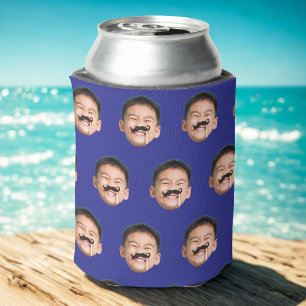 Enfriador De Latas Funny Personalizado se enfrenta a cumpleaños favor