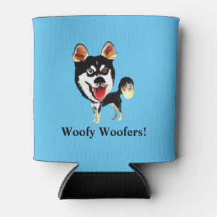 Enfriador De Latas Funny Siberian Husky Refrigerador de bebidas