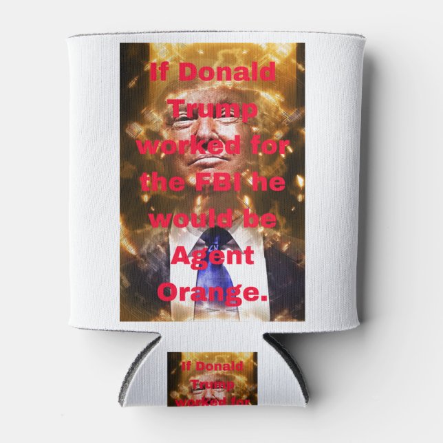 Enfriador De Latas Funny Trump (Anverso)