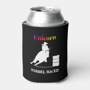 Enfriador De Latas Funny Unicorn Barrel Racer