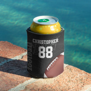 Enfriador De Latas Fútbol americano personalizado de la pizarra