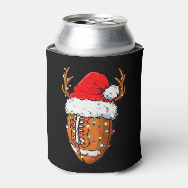 Enfriador De Latas Fútbol Navidades de Estados Unidos Spo (Lata Anverso)