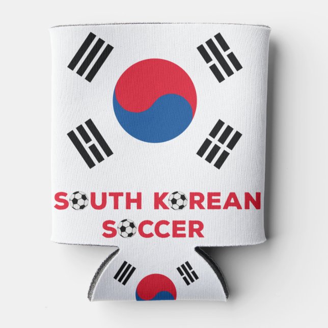 Enfriador De Latas Fútbol surcoreano (Anverso)