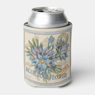 Enfriador De Latas G Creación Oficina Flor azul