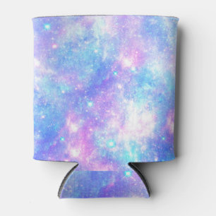 Enfriador De Latas Galaxia mágica: Impresión Estrella Azul Rosa