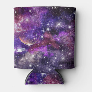Enfriador De Latas Galaxia violeta Vía Láctea con planeta