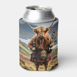Enfriador De Latas Gallero de vaca Highland escocés,