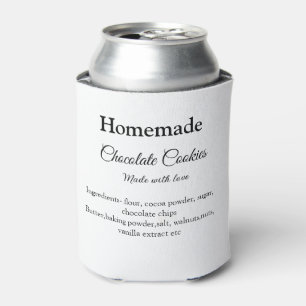 Enfriador De Latas Galletas de chocolate caseras hechas con amor añad