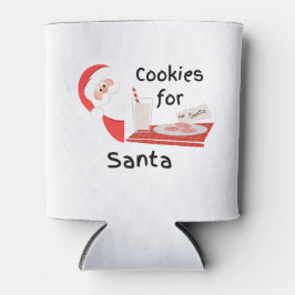 Enfriador De Latas Galletas para Santa en una Navidad 