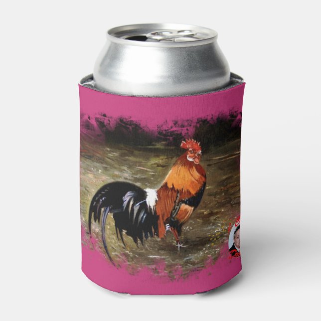Enfriador De Latas Gallo/Galo/Rooster (Lata Anverso)